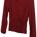 Heartbeat Blouse Red Size XS