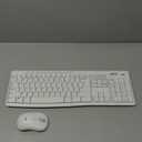 Logitech MK270 Wireless Keyboard and Mouse Combo for Windows, 2.4 GHz Wireless, Compact Mouse, 8 Multimedia and Shortcut Keys, 2-Year Battery Life, for PC, Laptop - Off White
