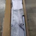 OUTPRIZE Aluminum Trailer Ladder Rack, 6FT to 9FT Adjustable Trailer Roof Ladder Rack for Universal Enclosed and Open Trailers, 400 lbs Capacity, Silver