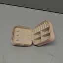 Travel Jewelry Case Small Jewelry Box Jewelry Organizer Storage Case Portable PU Leather Mini Jewelry Travel Case for Girls Womens Earring, Necklace, Rings, Bracelets (Pink)