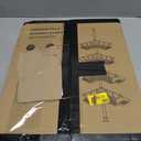 Corner Shower Caddy Tension Pole: 4tier Adjustable Rustproof Bathroom Organizer Shelves - Bathtub Shampoo Rack 43.5-120 inch (Black)