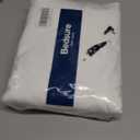 Bedsure Duvet Cover Queen Size Only - Prewashed Cotton-Like Polyester Extra Soft All Season Bedding, Includes 1 Duvet Cover 90x90 Inches with Zipper Closure, White, (No Comforter, No Pillow Shams)