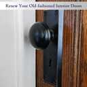 Mortise Keyed Lock Set with Classic Knobs, Perfect for Replacing Broken Antique Door Knob Sets, Fits 1-3/8 in.-1-3/4 in. Interior Doors, Oil Rubbed Bronze, 1 Pack