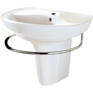 American Standard 0044.000.020 Ravenna Semi-Pedestal Sink Leg, White, 13.875 X 8.75 X 13.75 Inches
