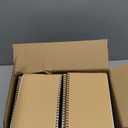 miikoul 60 Packs A5 Spiral Lined Notebooks, Kraft Paper Cover, 8.3"×5.5", 60 Sheets/120 Pages, Ruled Notebooks Bulk, Hardcover Journal Notepad Travel Notebooks for Office and Back to School Supplies