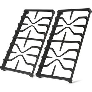 Upgraded WB31X27151 Side Stove Grate Replacement for Ge General Electric Stove Parts,WB31X24736 Cast Iron Burner Cooking Grate Rack for General Electric JGBS66REKSS JGB735SPSS Stove Rack,2 Pack