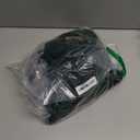 1920s Sling Offer Shoulder Tassel Flapper Fringe Long Mesh Mermaid Hem Dress Gatsby w/Accessories Set (XL, Green)