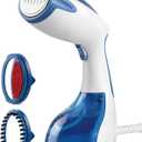 BEAUTURAL Steamer for Clothes, Portable Handheld Garment Fabric Wrinkles Remover, 30-Second Fast Heat-up, Auto-Off, Large Detachable Water Tank (Blue)