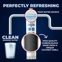 Mist EDR5RXD1 Refrigerator Water Filter Replacement for EveryDrop Filter 5, Whirlpool 4396508, 4396510, WF-NL240, Kenmore 46-9010  NSF 42 Certified  2 Pack