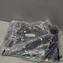 Acrylic X-Shaped Small Book Stand Black, Open Bookstand and Magazine Holder for Desk Display, Tablet and Cookbook Presentation, Home and Office Reading Easel