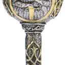 Medieval Gothic Stainless Steel Dragon Chalice Goblet, Dungeons and Dragons Vikings Halloween Warrior Pirate Resin Body Stainless Steel Decorative Cup Party Gifts for Birthday