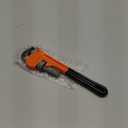 HORUSDY 10-Inch Heavy Duty Straight Pipe Wrench, Quick-Adjust Sturdy Plumbers Wrench with Soft Grip Handle, Straight Jaw Plumbing Tool for Pipe, Household Use, Vehicle Repair