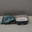 Electric Lunch Box Food Heater, 3 in 1 Ultra Quick Heated Lunch Boxes for Adults, 12V/24V/110V Portable Food Warmer for Car/Truck/Office With Steel Fork Spoon & Insulated Carry Bag