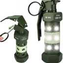 CS Airsoft Flashbang Flashlight Cosplay Movie Props Tactical Outdoor Portable Lantern Survival Strobe LED Lamp Camping Light