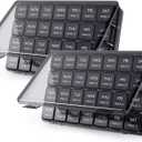 Lifewit Monthly Pill Organizer, 28 Day Pill Box, 4 Weeks One Month Pill Cases, Large Compartments Medicine Organizer for Vitamins, Fish Oils, Supplements, 2 Pack (56 grids, Black)