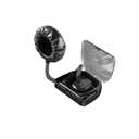 Andis 80745 Ionic Professional Bonnet Hair Dryer - Includes 40" Flexible Hose & Convenient Storage Case, Fits on Average Size of 1" Roller, 2-Speed/ 2 Heat Settings for Styling - 500 Watts, Black