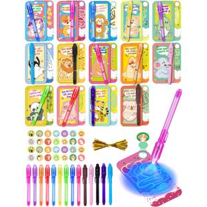 28PCS Valentines Day Gifts with Invisible Ink Pens, Valentines Day Cards for Kids School, Valentines Exchange Gifts for Kids, Valentine School Classroom Exchange Prizes for Girls Boys, toys