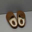 Heath Genuine Suede Cozy Mens Slippers – Faux Fur Clog House Shoes with Memory Foam, Indoor Outdoor Slippers for Men, Size 6