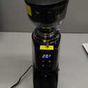 SHARDOR Professional 64mm Burr Coffee Grinder with 100 Grind Settings and All-Metal Chamber, Coffee Bean Grinder with Adjustable Electronic Timer and LED Display, Anti-Static,Black