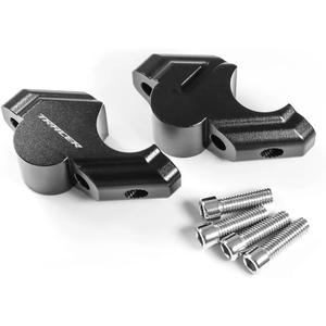 VITINO Motorcycle CNC Aluminum Handlebar Riser Heightening Clamp Mount Fit For YAMAHA TRACER 9 / GT 2021-2024 Accessories (Black)