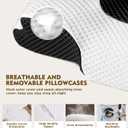 Osteo Cervical Pillow for Neck Pain Relief, Hollow Design Odorless Memory Foam Pillows with Cooling Case, Adjustable Orthopedic Bed Pillow for Sleeping, Support for Side Back Sleepers