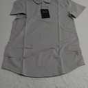 Men's Drop-Cut Polo  Collared Casual Shirt for Men  Soft Polyester, Cotton, and Spandex Blend  Wrinkle Resistant (Medium)