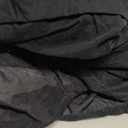 BTFBM Women's Maxi Dresses Spring 2026 Long Sleeve Ruched Bodycon Solid Ruffle Mermaid Cocktail Wedding Guest Dress (Medium, Black)