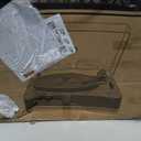 Vinyl Record Player 3-Speed Belt-Drive Turntable with Stereo Speakers and USB Play&Recording (Light Wood)