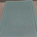 Toys Storage Organizer Box for Lego, Toy Storage Box with Building Plate Lid and Removable Tray, Building Block Storage, Stackable Plastic Organizer Bins(Green) (Green-1 Pack)