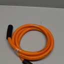 Giraffe Tools Hybrid Lead-in Air Hose, 3/8 inch x 6 ft, 1/4 in. MNPT Fittings, 300 PSI Heavy Duty, Lightweight Air Compressor Hose Short