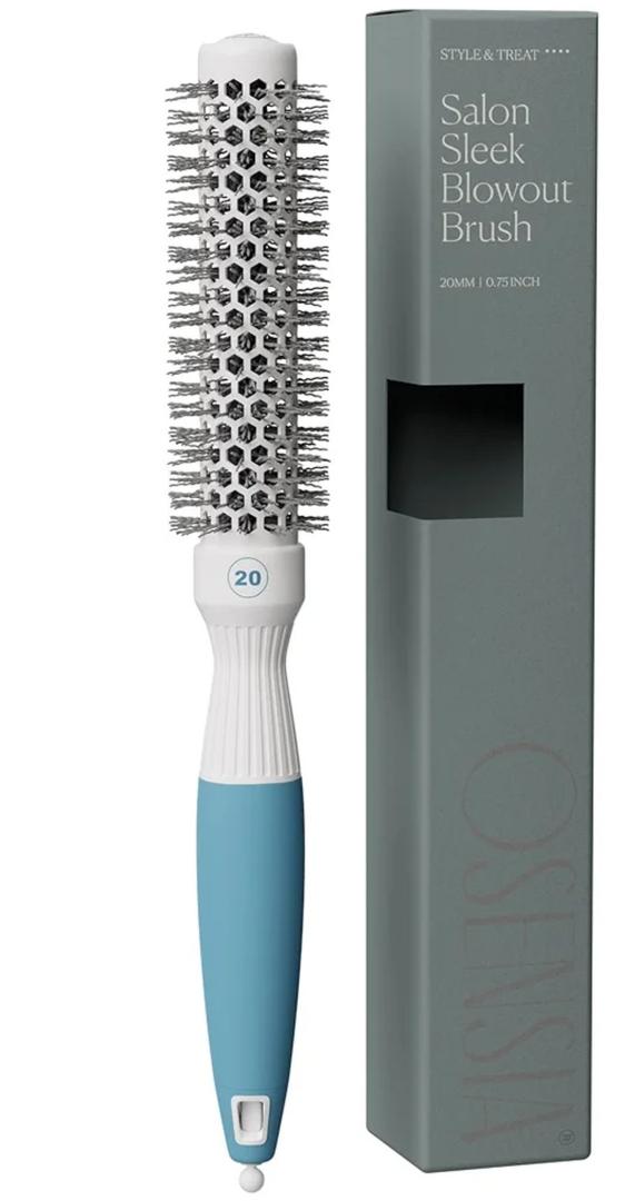 Small Round Brush for Precise Styling and Manageable Blowouts (0.75 inch) - Salon-Quality Tool for Wet or Dry Hair (Not Electrical)