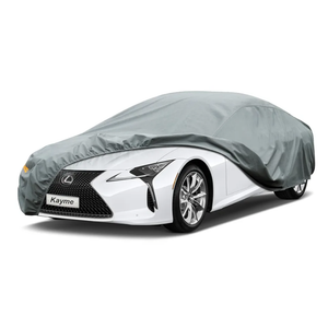 Kayme Heavy Duty Car Cover Custom Fit Lexus LC500 LC500h RC200t RC300 RC350 RCF, Waterproof All Weather for Automobiles, Full Exterior Covers Sun Rain UV Protection