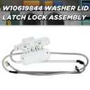 W10619844 Washer Lid Lock Latch Assembly Compatible with Whirlpool, Maytag, Kenmore Replacement Parts WTW7040DW0 W10059230 WPW10619844