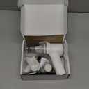 KMM Handheld Car Vacuum Cleaner, 9000PA Vacuum Cleaner & Air Duster, 120W High Power Vacuum Portable Cordless, Hand Held Vacuum Rechargeable with Multi-Nozzles & LED Light for Home, Car, Office (White & Gold)