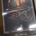 Book Nook Kit, 3D DIY Wooden Puzzle Dollhouse Kit for Adults & Teens, Book Nook Bookshelf Insert Decoration Bookend Miniature Kit with Sensor Light Creative Craft Home Decor, Vintage Car