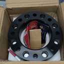 KSP 2 inch 8x180 Wheel Spacers for 2011-2024 Chevy Silverado 2500 2500HD 3500HD GMC Sierra 2500HD 3500HD, 50.8mm 8x180 to 8x180 Forged Lug Centric Wheel Adapters 130mm Hub Bore with M14x1.5 Studs (black)