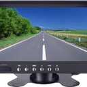 Truck Backup Camera Monitor kit,Heavyduty Vehicle Waterproof Night Vision Wide Angle Rearview Cab Cam+7 inch Screen+66ft Extension Cable for Bus/Van/Fifth Wheel/Trailer/RV/Camper/Pickup/(12V-24V) (DL001)