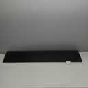 VEVOR 1.6" Rise Cuttable Threshold Ramp for Sweeping Robot, 35.4" Wide Natural Rubber Wheelchair Ramp, Non-Slip Solid Rubber Ramp with Double-Sided Tape for Doorways,Driveways,Bathroom,Smooth Tile (Black)