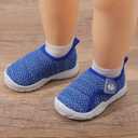 FEETCITY Baby Shoes Boys Girls First Walking Shoes Infant Sneakers Lightweight Slip On Shoe