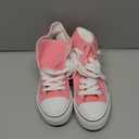 Womens High Top Canvas Sneakers,Lace-up Canvas Shoes,Casual Tennis Walking Shoes, Size 6,5
