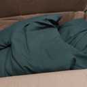 CozyLux Queen Comforter Set Emerald Green - Bed in a Bag Queen Size 7 Pieces, Luxury Soft Bed Set for All Seasons, Bedding Set with Down Alternative Comforter, Sheets, Pillowcases & Shams