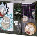 RICK AND MORTY Pajamas Set, 2 Piece Pjs for Men, Rick Morty Shirt and Pant Pj Gift Box Set for Adults (Large, On the Grid)