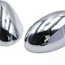 ABS Chrome Tape-on Side Mirror Covers Compatible with 2002-2006 Mi ni Cooper S 2004 2005 2003
