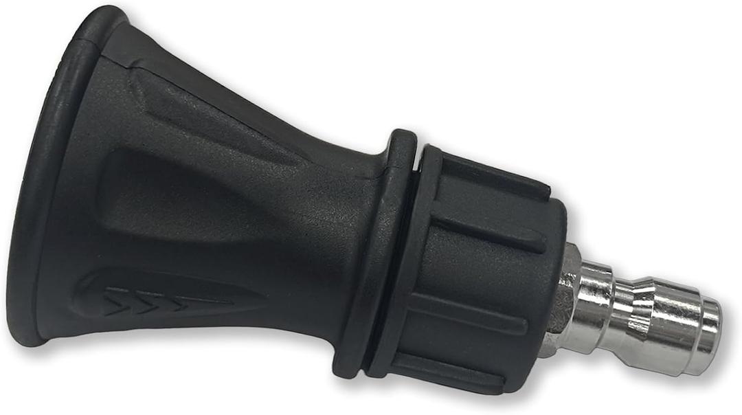 40Pressure Washer Nozzle with Guard (Black), 4.0 Orifice, Compatible with all Commercial Grade 1/4 Quick Connects (1-PC)