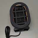 Indoor Electric Portable Space Heater, 1200W Personal Desk Heater, Fast Quiet Heating Ceramic for Large Room,Bedroom and Office Use (White)