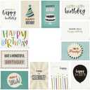 BEST PAPER GREETINGS 120 Pack 4x6-inch Happy Birthday Cards with Envelopes - Gift Set for Kids, Students and Teachers (12 Assorted Designs)