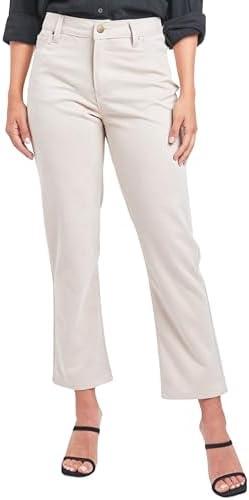 Royalty For Me Womens Women's Sueded Twill 5 Pocket Straight Leg Pant Lifestyle Collection, Size 4