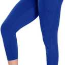 GAYHAY High Waist Yoga Pants with Pockets, Leggings for Women Tummy Control Compression Workout Leggings for Women (Medium, Royal Blue)