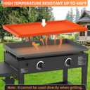 36" Silicone Griddle Mat for Blackstone, Heavy Duty Food Grade Silicone Griddle Cover, BBQ Shield Against Rust, Grease & Dirt, All-Season Protection