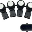 FainWan 4PCS 66209261587 White Bumper PDC Parking Sensor Compatible with F20 F22 F30 F31 F84 F80